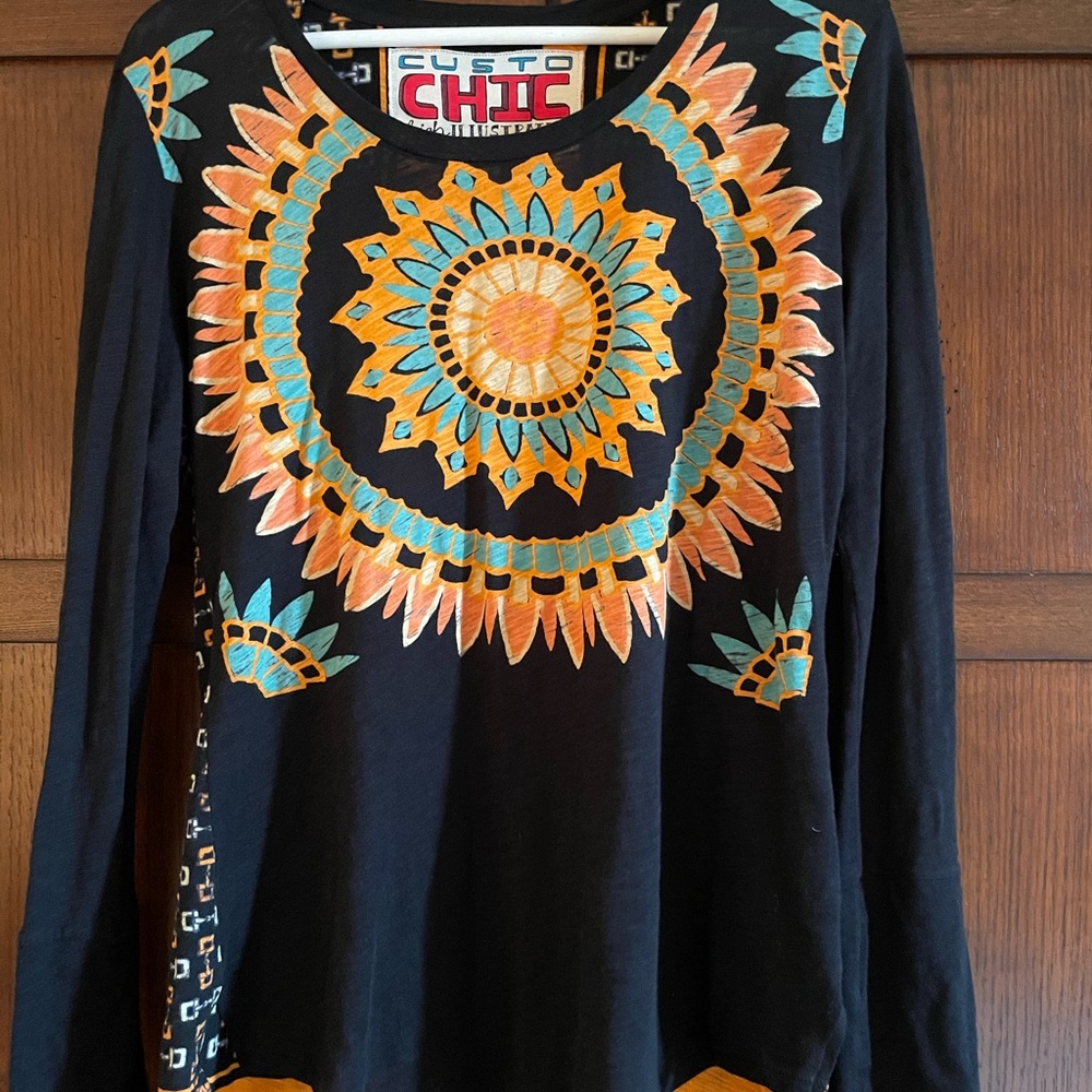 Custo Chic Barcelona long sleeve T-shirt boho